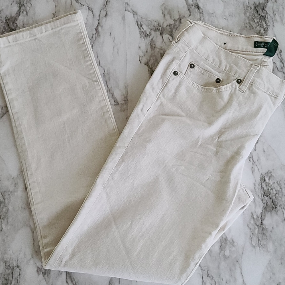 LRL modern straight leg jeans size 8 - Picture 3 of 11